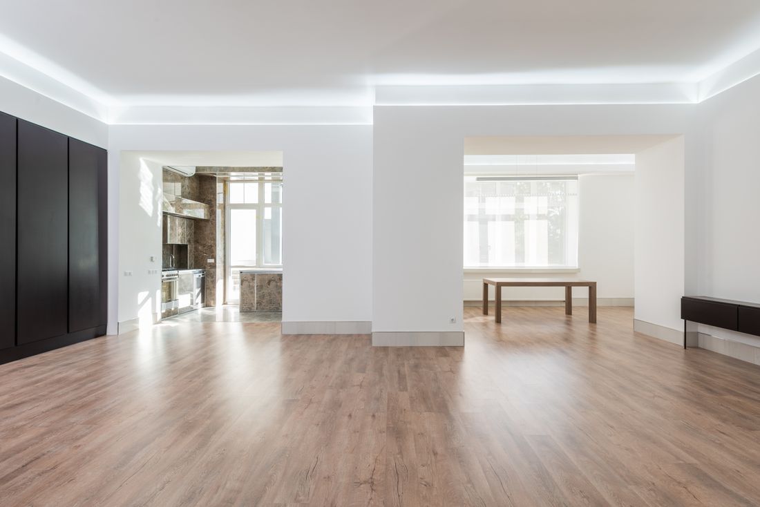 The interior of a home being valued for probate