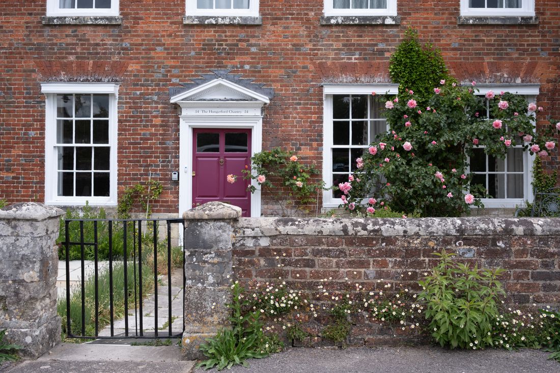 Surveyor assessing a property for valuation