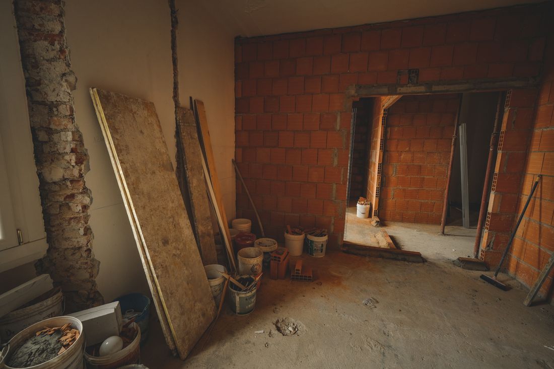 New-build interior finishes being checked for snags